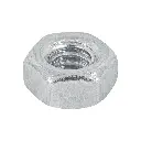 Tuerca 1/4" hexagonal de acero galvanizado 1 pza | Fiero