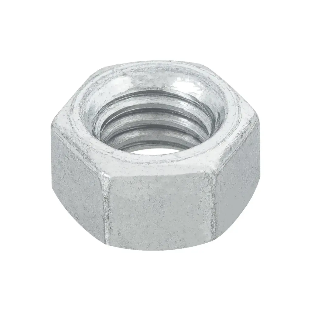 Tuerca 3/8" hexagonal de acero galvanizado 1 pza | Fiero