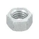 Tuerca 3/8" hexagonal de acero galvanizado 1 pza | Fiero