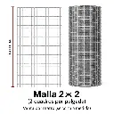 Metro malla criba 2x2 por metro