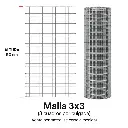 Metro malla criba 3x3 por metro