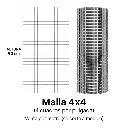 Metro malla criba 4x4 por metro