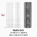 Metro malla criba 5x5 por metro