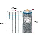 Metro malla mosquitera 0.75 m plástica gris | Fiero
