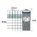 Metro malla mosquitera 1.05 m plástica gris | Fiero