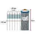 Metro malla mosquitera 1.20 m plástica gris | Fiero