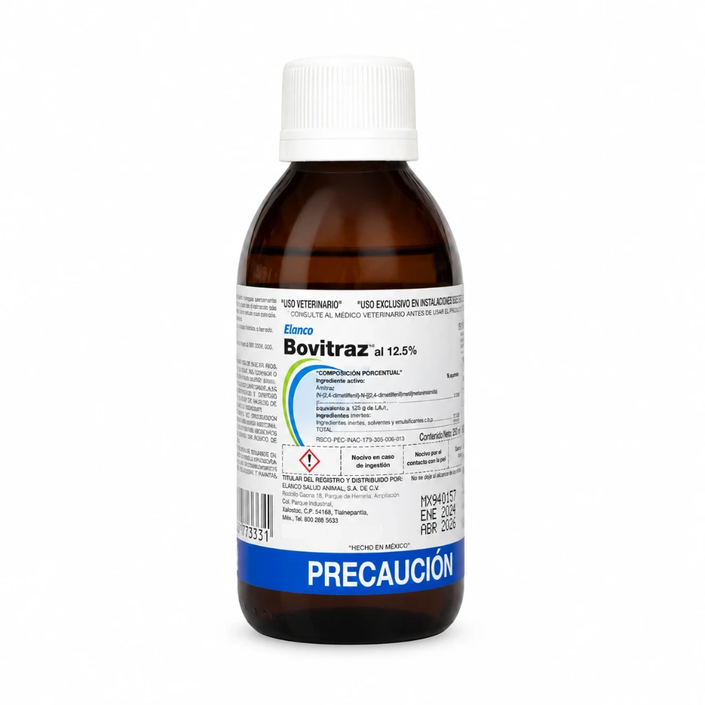 Bovitraz al 12.5% 100 ml | Garrapaticida piojicida sarnicida