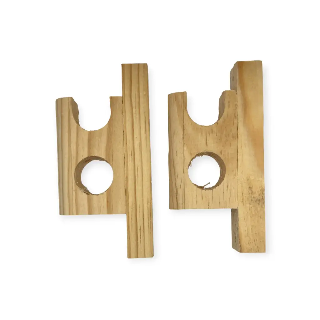 Base cortinero de madera mod. 4 – Par