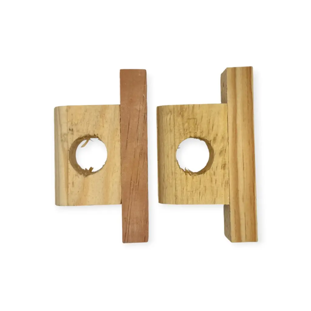 Base cortinero de madera mod. 6 – Par