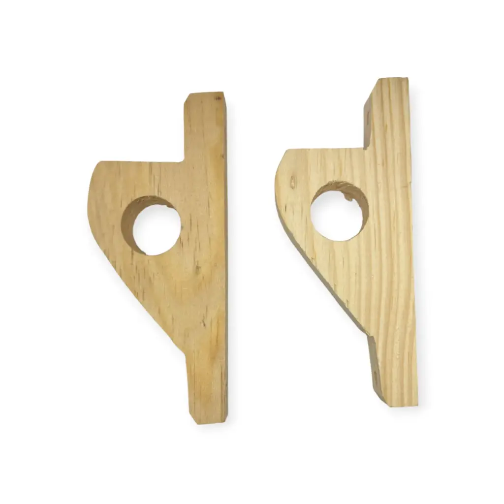 Base cortinero de madera mod. 7 – Par