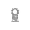 Cola de pato #2 altura 3.5 cm ojillo 9 mm 1 pza | Fiero