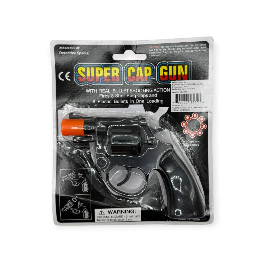 [HK-8535] Pistola de petardo plástico triques I Super Cap Gun