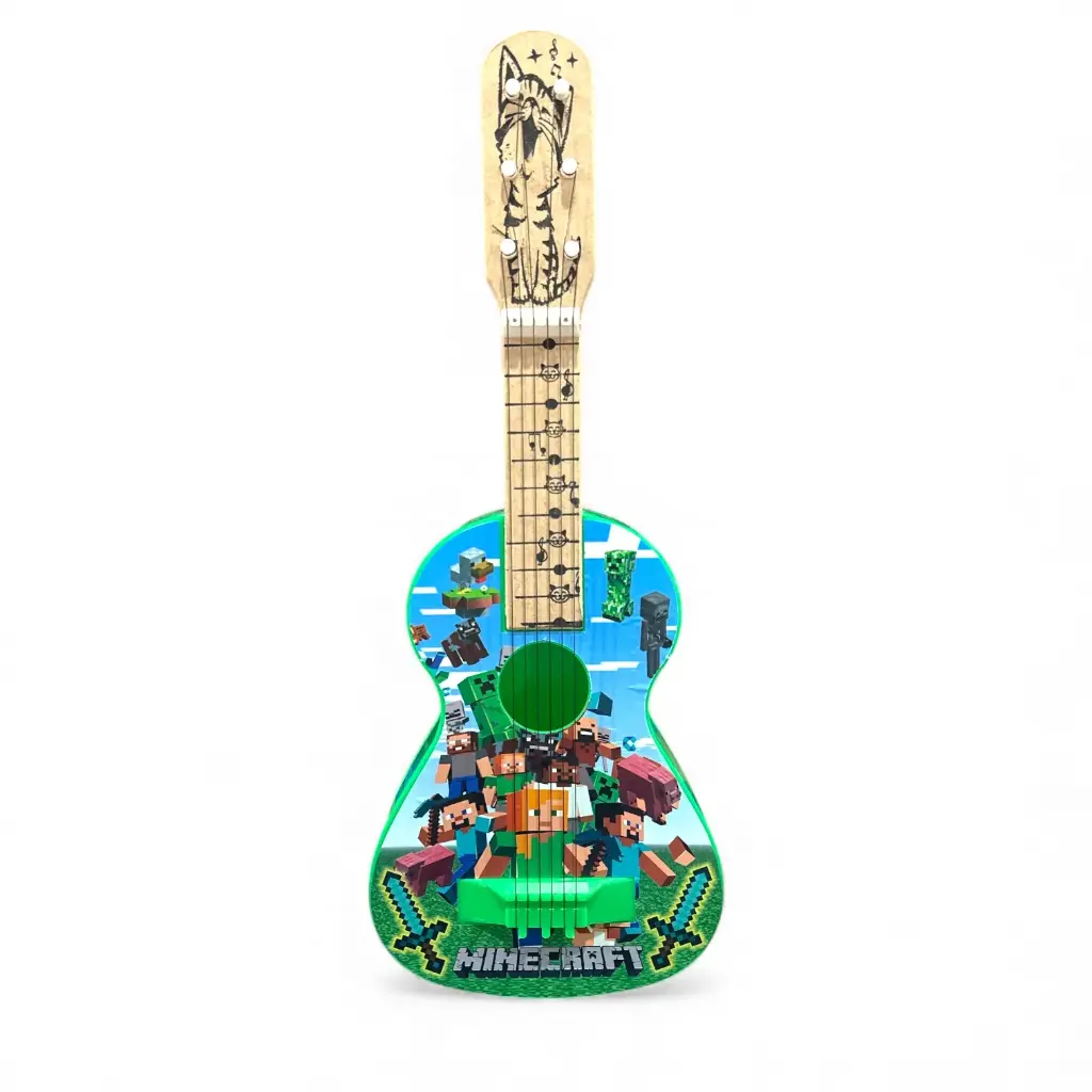 [1202] Juguete Guitarra infantil decorada