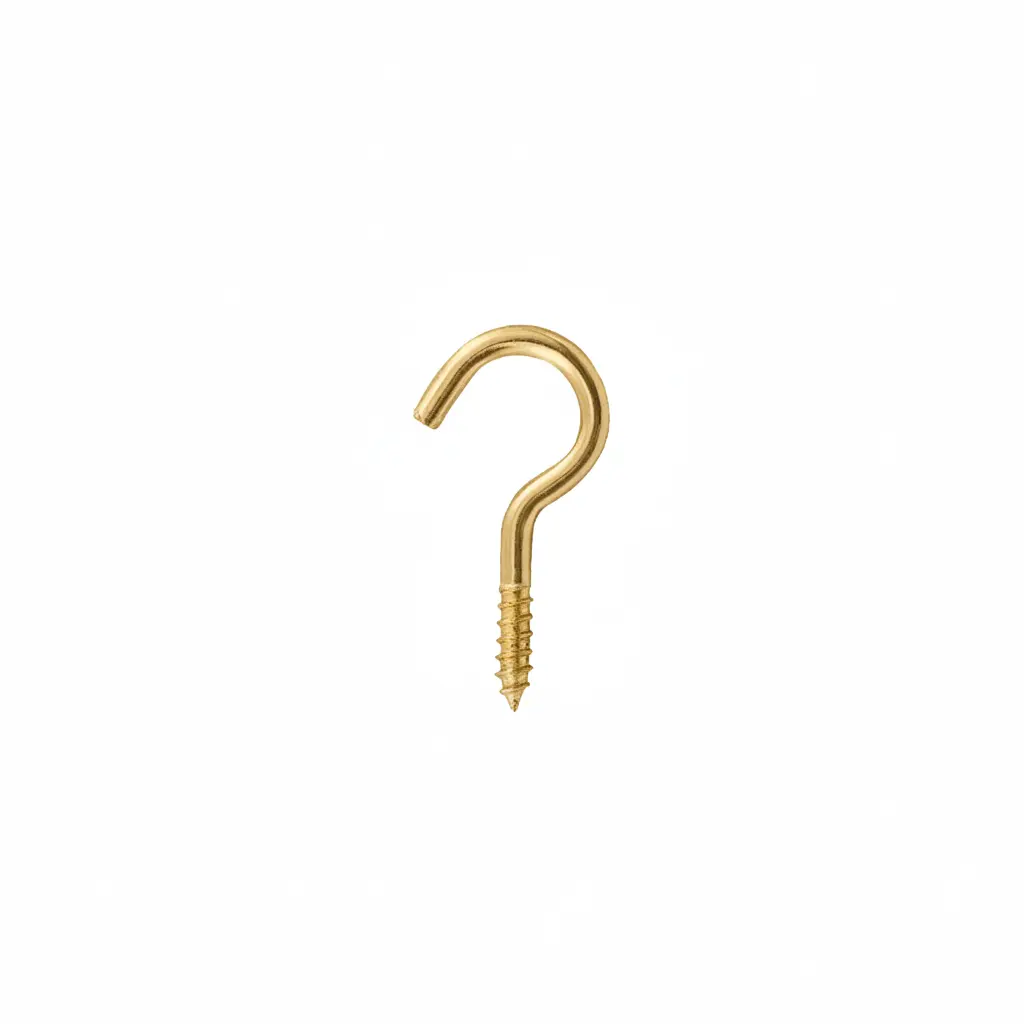 Armella cerrada 17 x 40 latonada | 1 pza