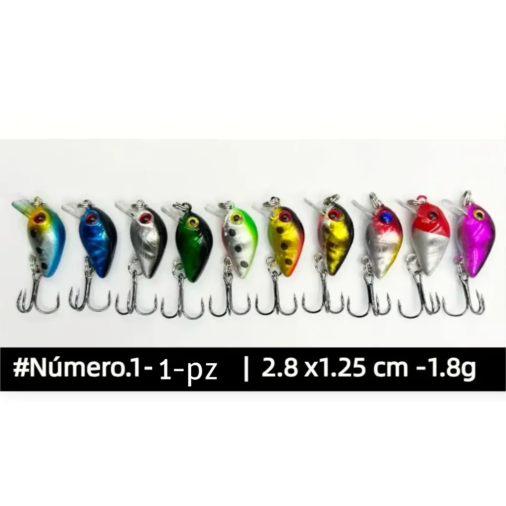 Curricán para pesca 001 2.8cm Señuelos | Minow