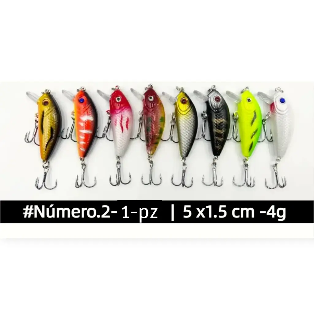 [CPP002] Curricán para pesca 002 5cm Señuelos | Minow