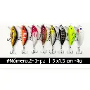 Curricán para pesca 002 5cm Señuelos | Minow