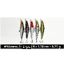 Curricán para pesca 003 9cm Señuelos | Minow