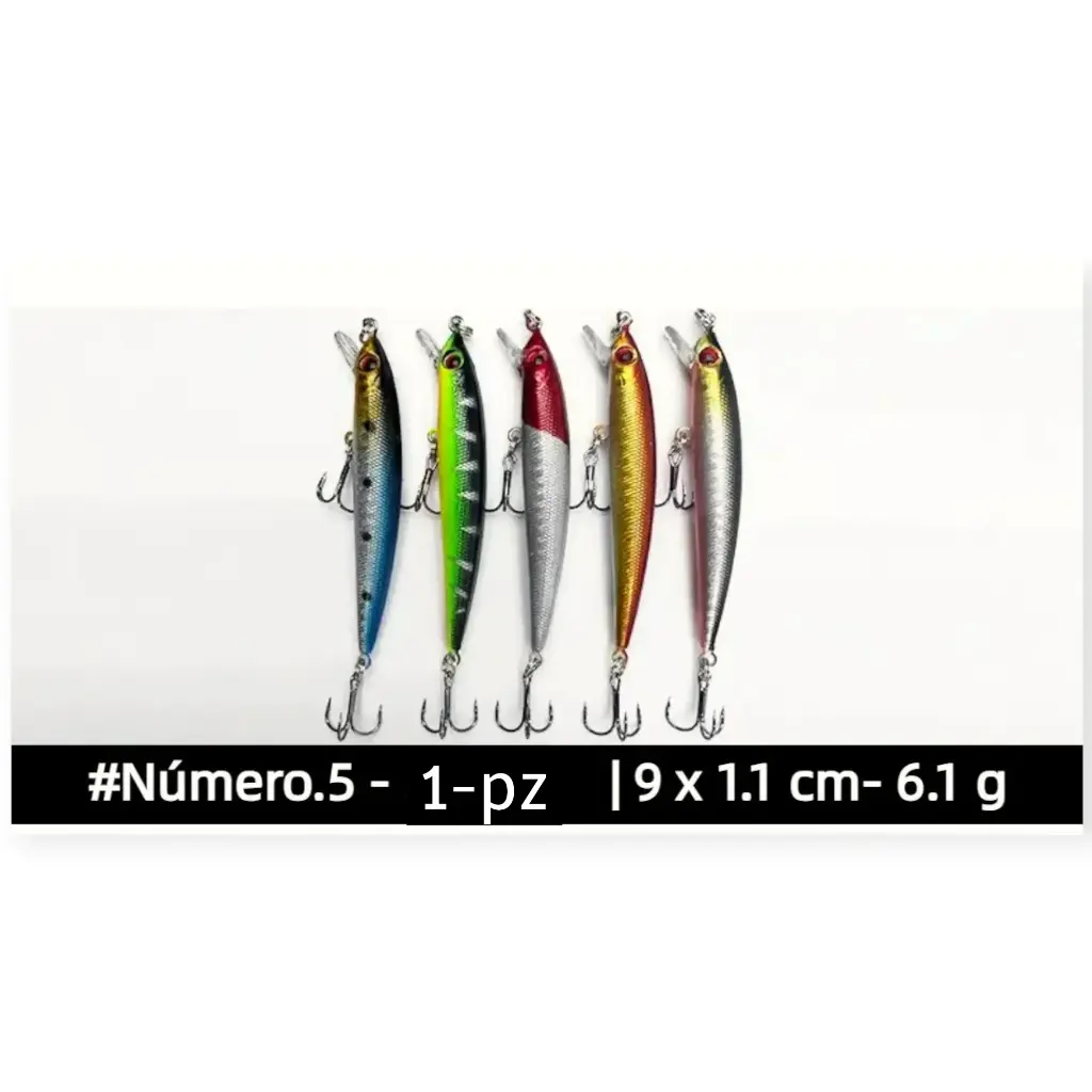 [CPP005] Curricán para pesca 005 9cm Señuelos | Minow