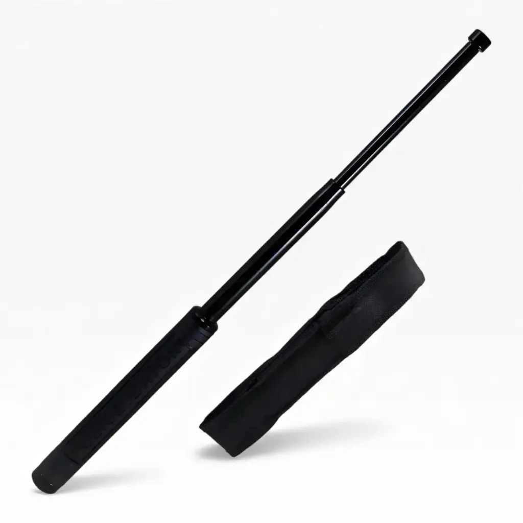 Baston de seguridad Negro retráctil 60cm