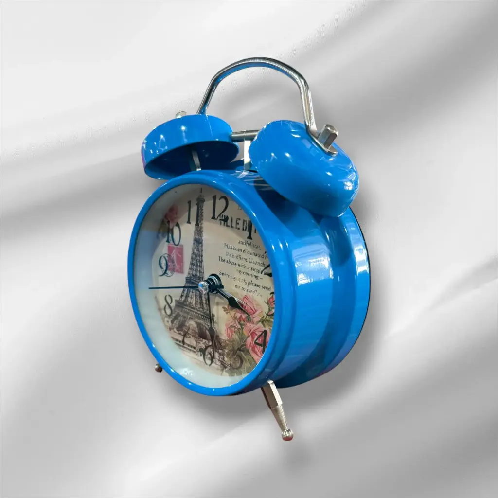 [QN4010T] Reloj despertador Torre effeil 10cm | Twin Bell