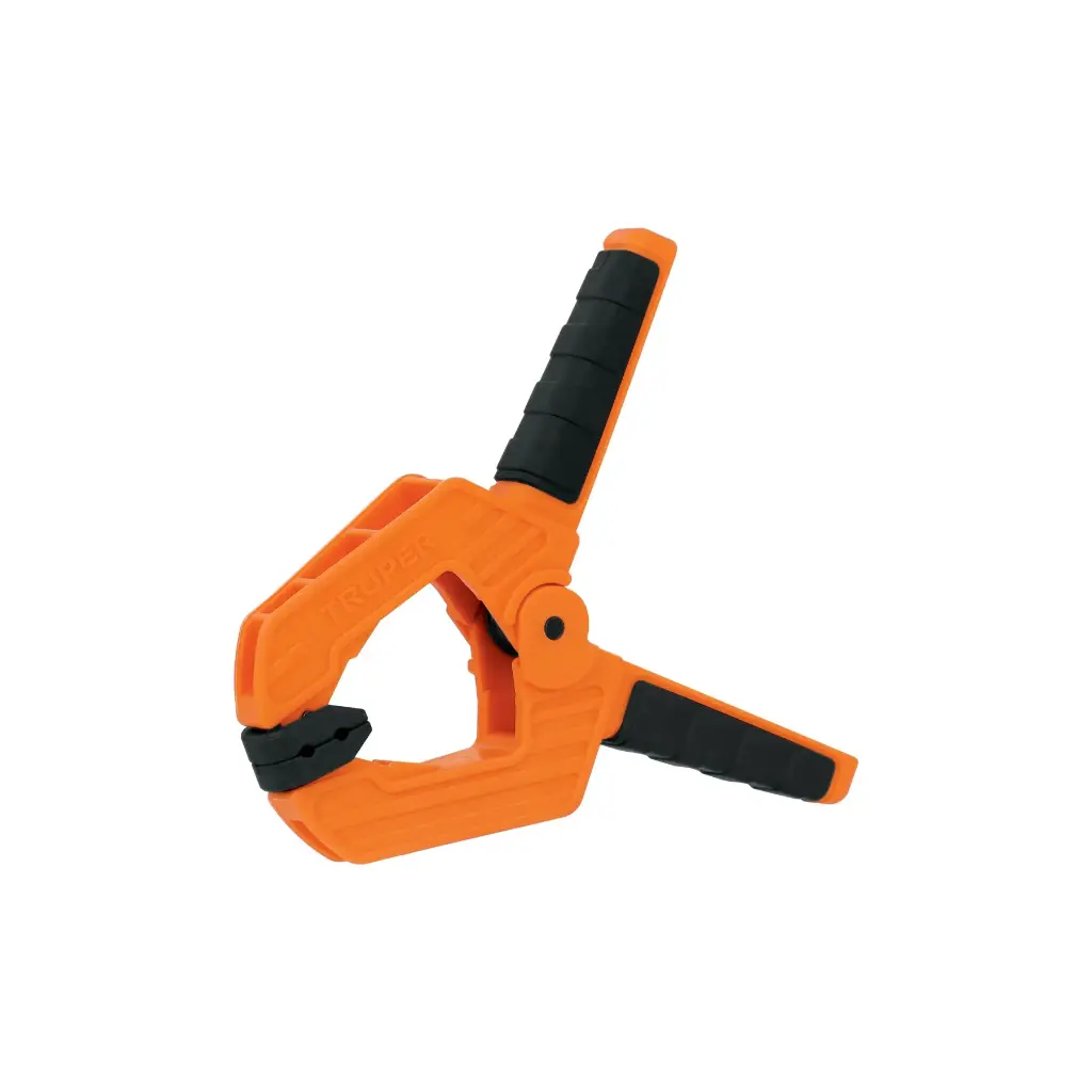 [17700] Prensa de resorte de 4" cuerpo de nylon con mango de TPR | Truper