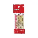 Bolsa con 2 bisagras rectangulares 2-1/2" acero latonado | Hermex
