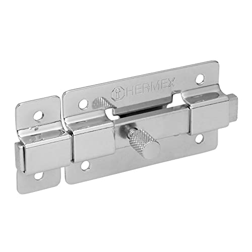 Pasador de barra plana 3" acabado cromo| Hermex