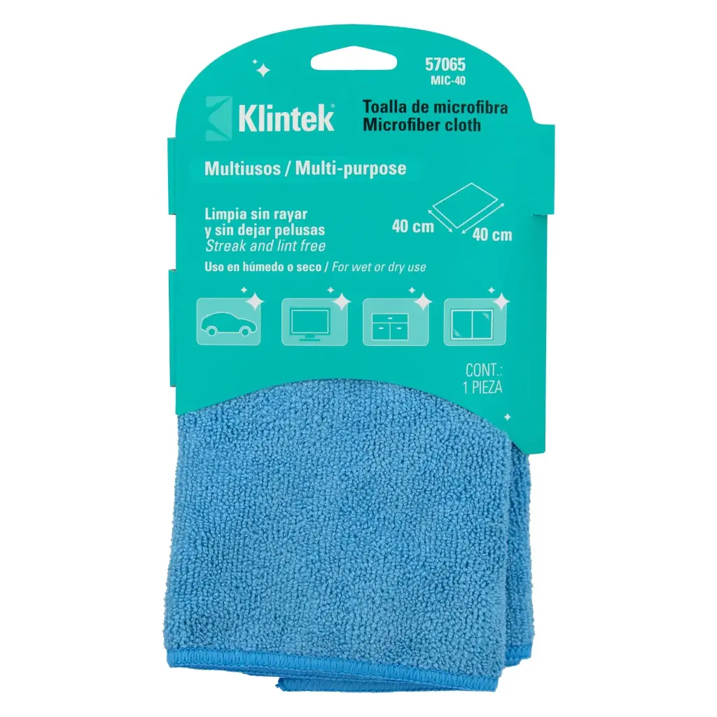 [57065] Toalla de microfibra 40 X 40 cm|Klintek