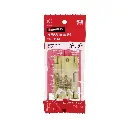Bolsa con 2 bisagras rectangulares 3" acero latonado | Hermex
