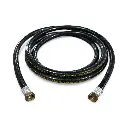 Manguera para gas 3m negra uso rudo Psi 1/4