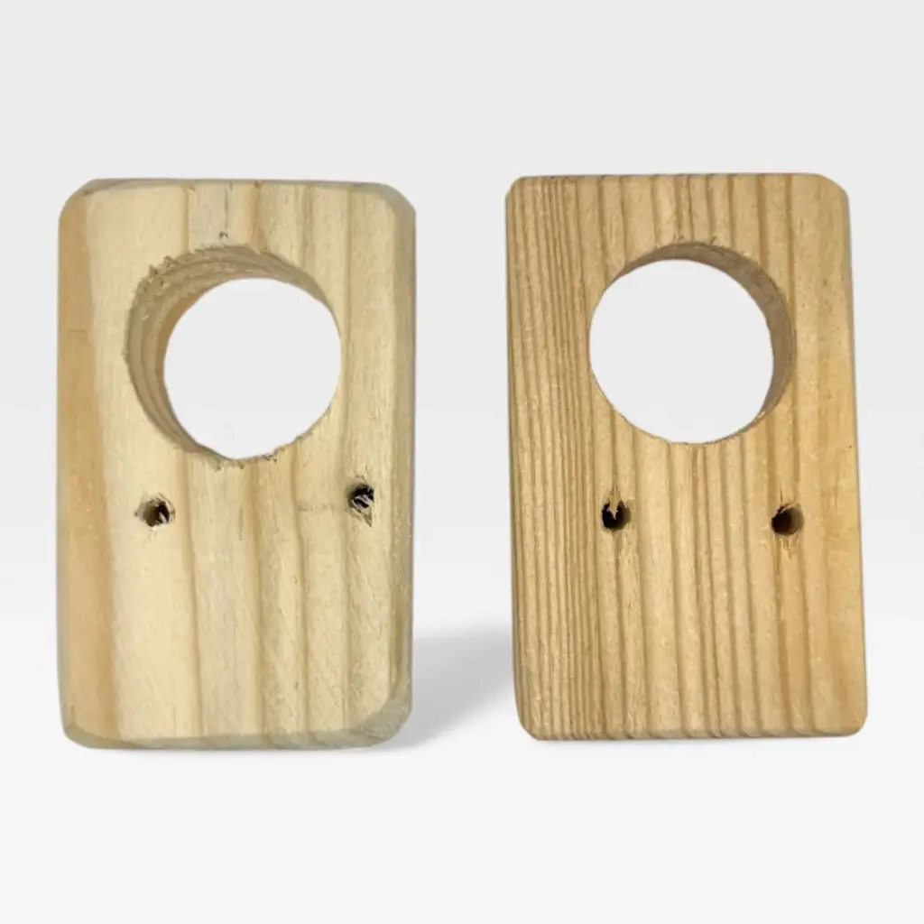 Base cortinero de madera mod. 8 – Par