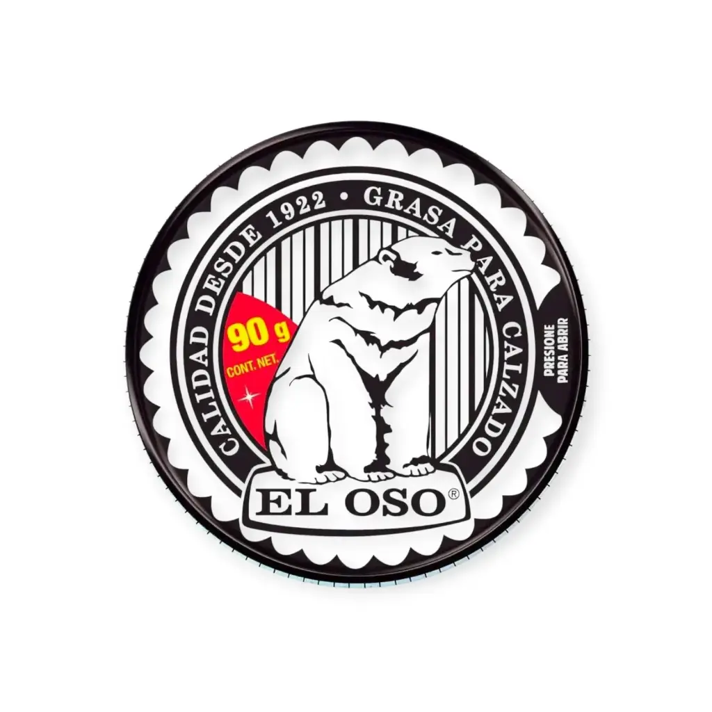 Grasa negra para zapatos 90 g | El Oso