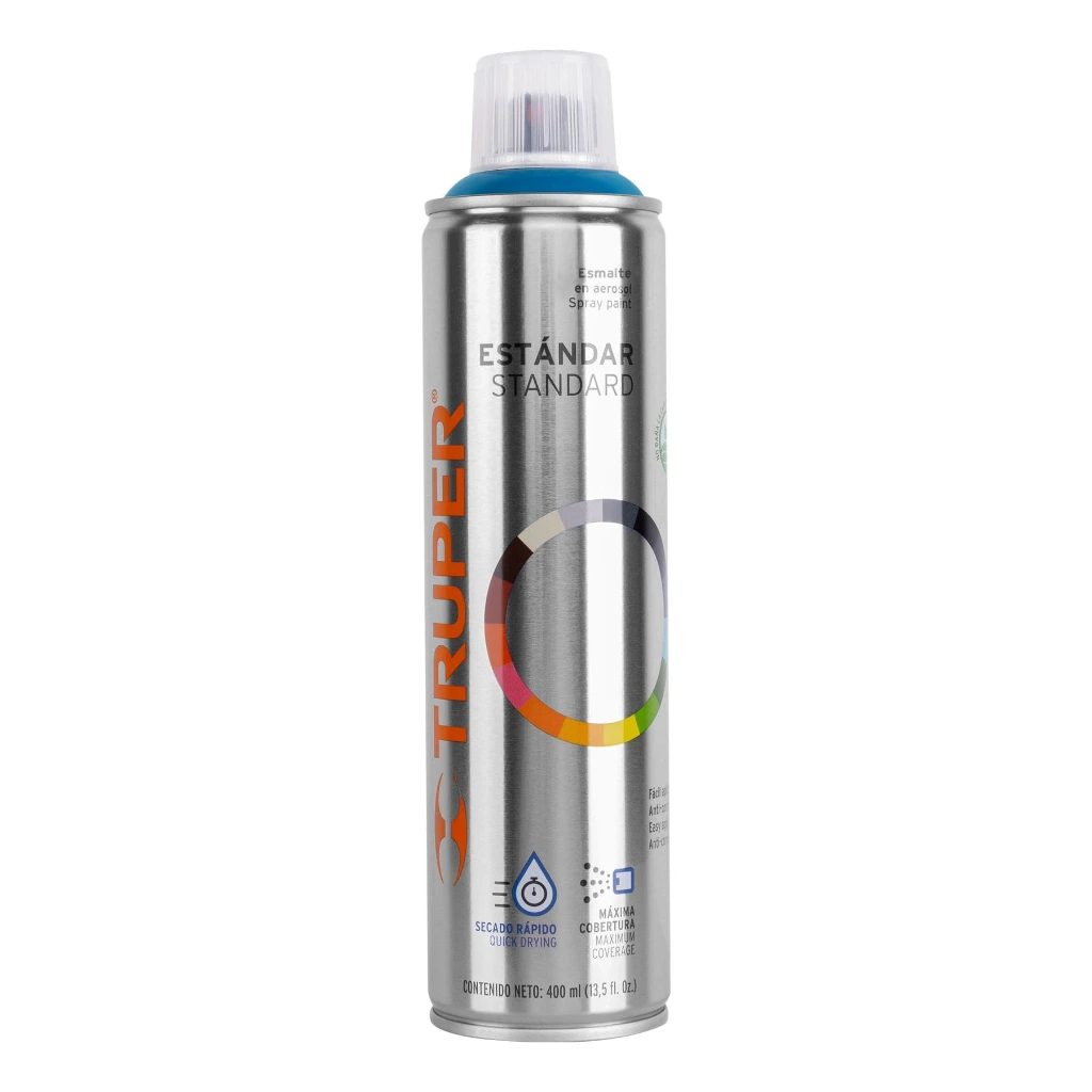 [19038] Pintura en aerosol azul holandez bote esbelto 400 ml | Truper