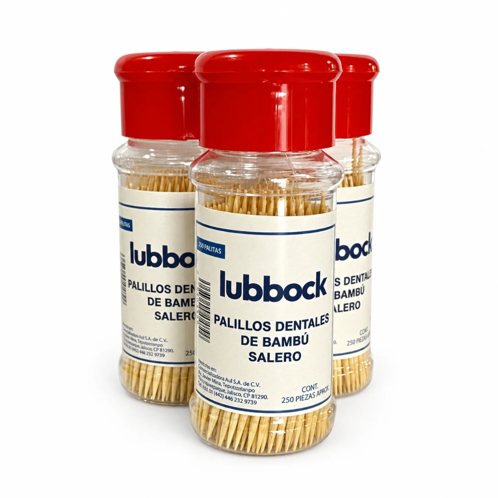 Palillos dentales de bambú salero | Lubbock