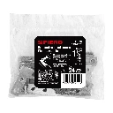 Bolsa Escuadra plana cantonera 1 1/2" x 1 1/2"con 24pz | Fiero