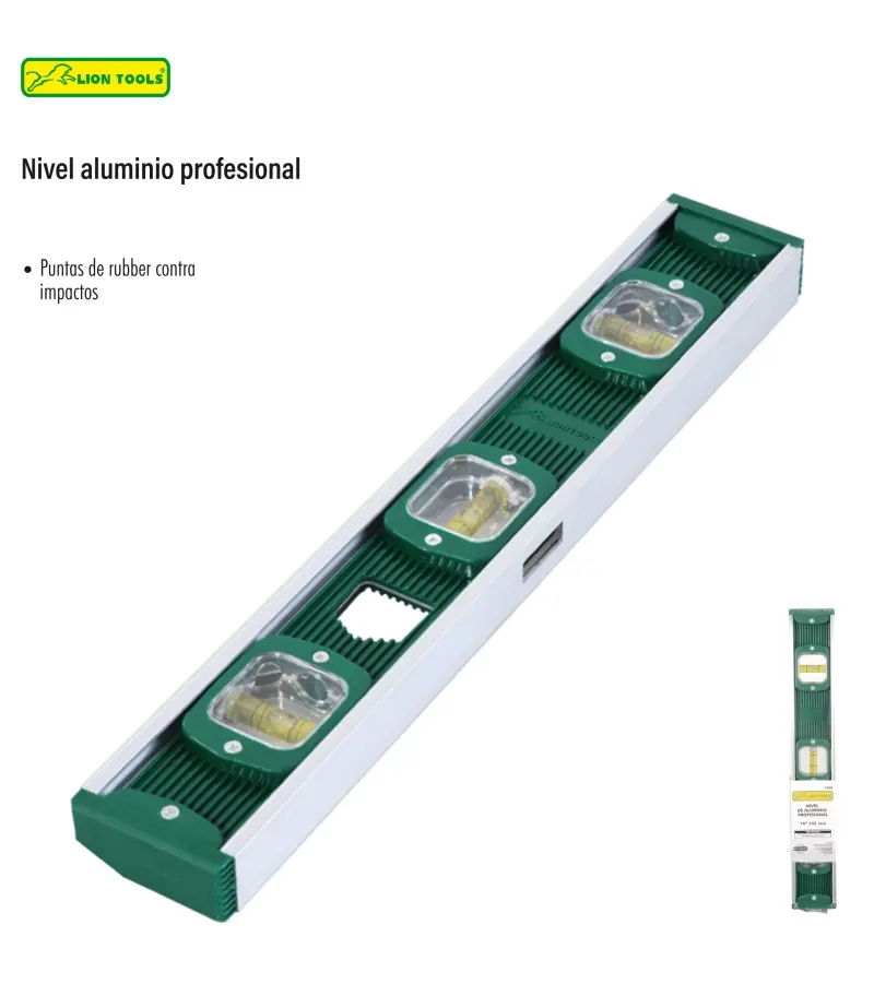 [1606] Nivel de aluminio 24” profesional | Lion tools