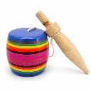 Balero de madera 6 × 6 cm