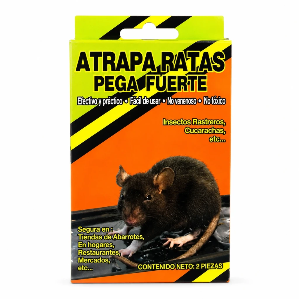 Pega Fuerte chica con 2pz Trampa Exial