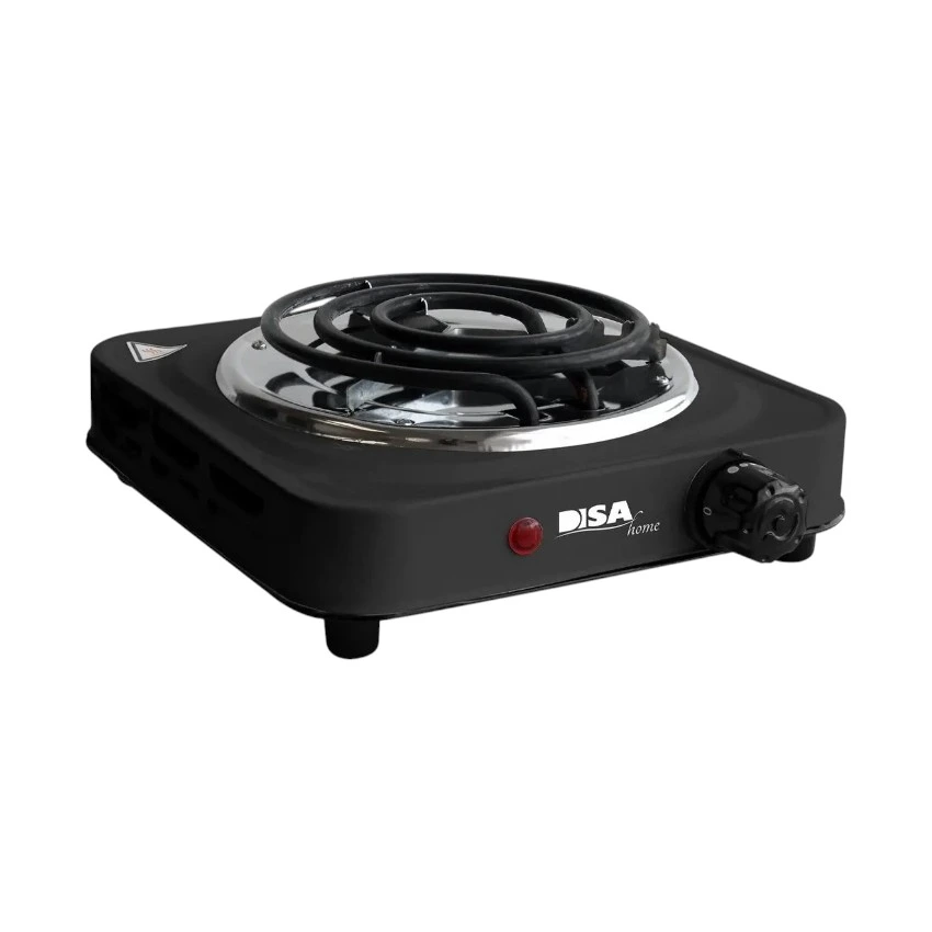 Parrilla de mesa eléctrica 1 quemador color negro