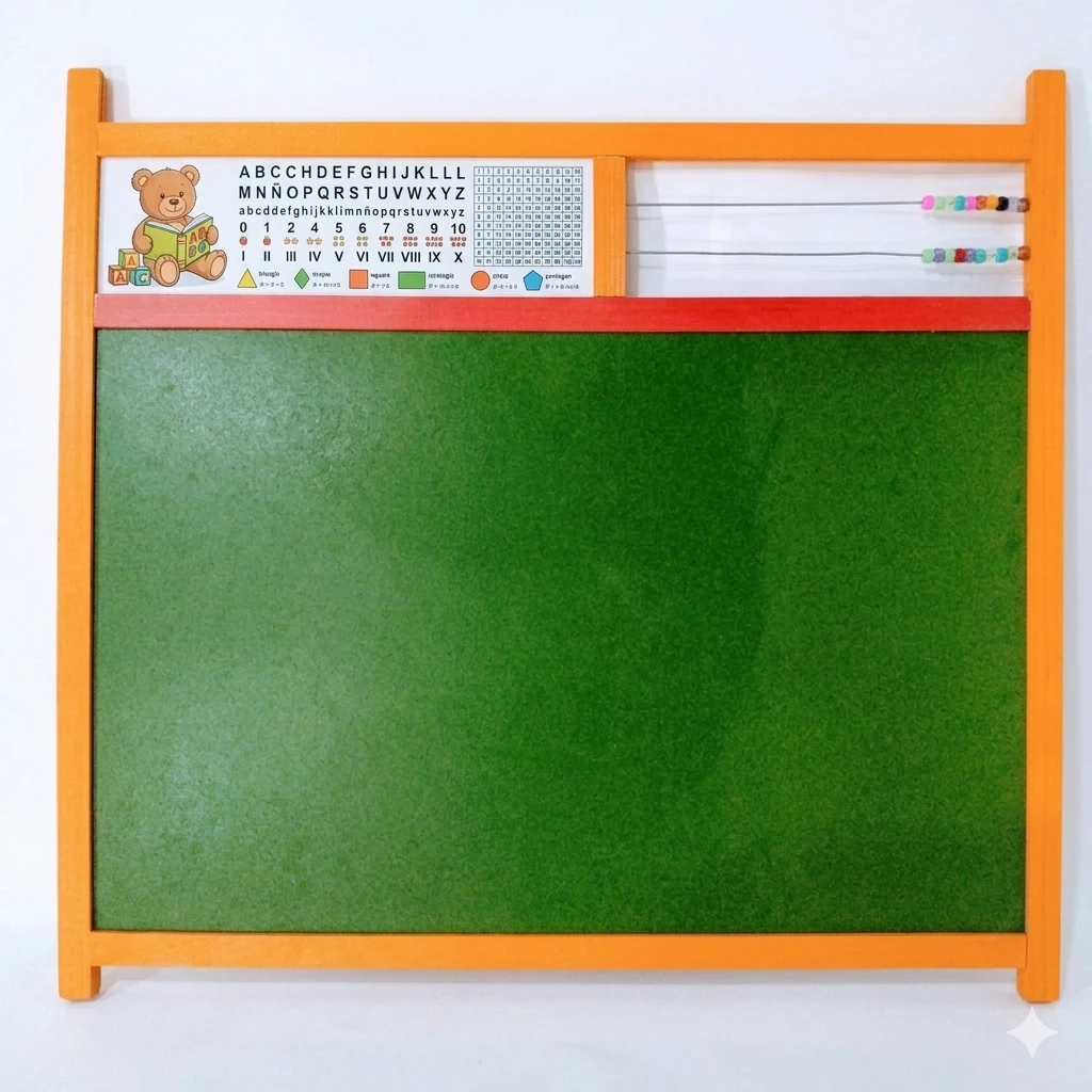 Pizarron de madera para gis 53cm x 55cm