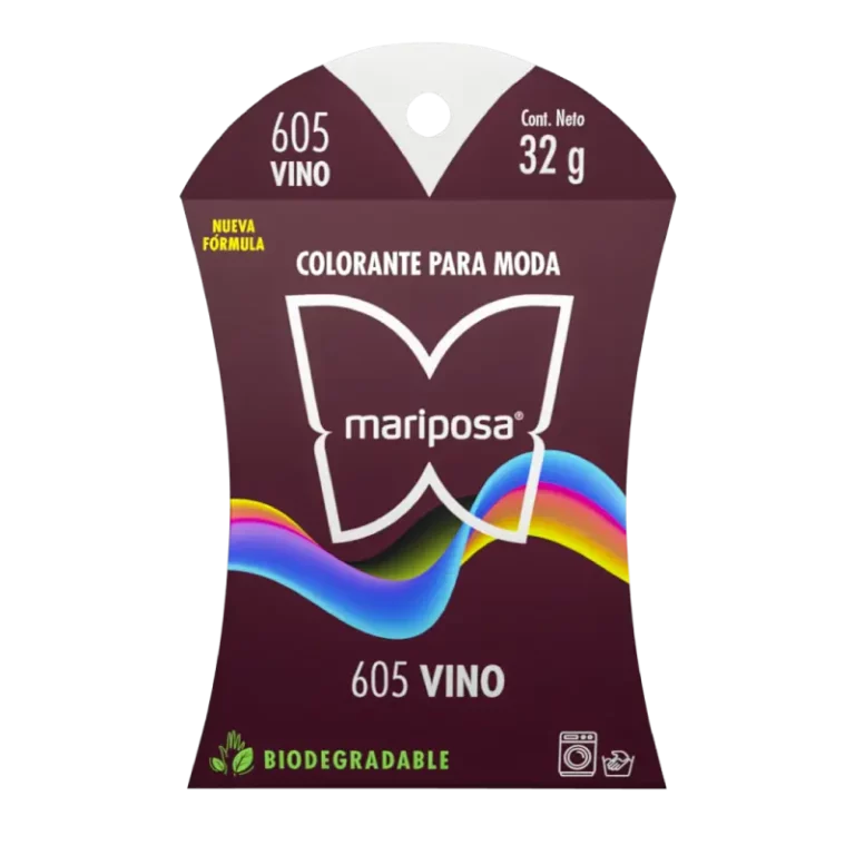 Colorante para Telas Mariposa 605 vino