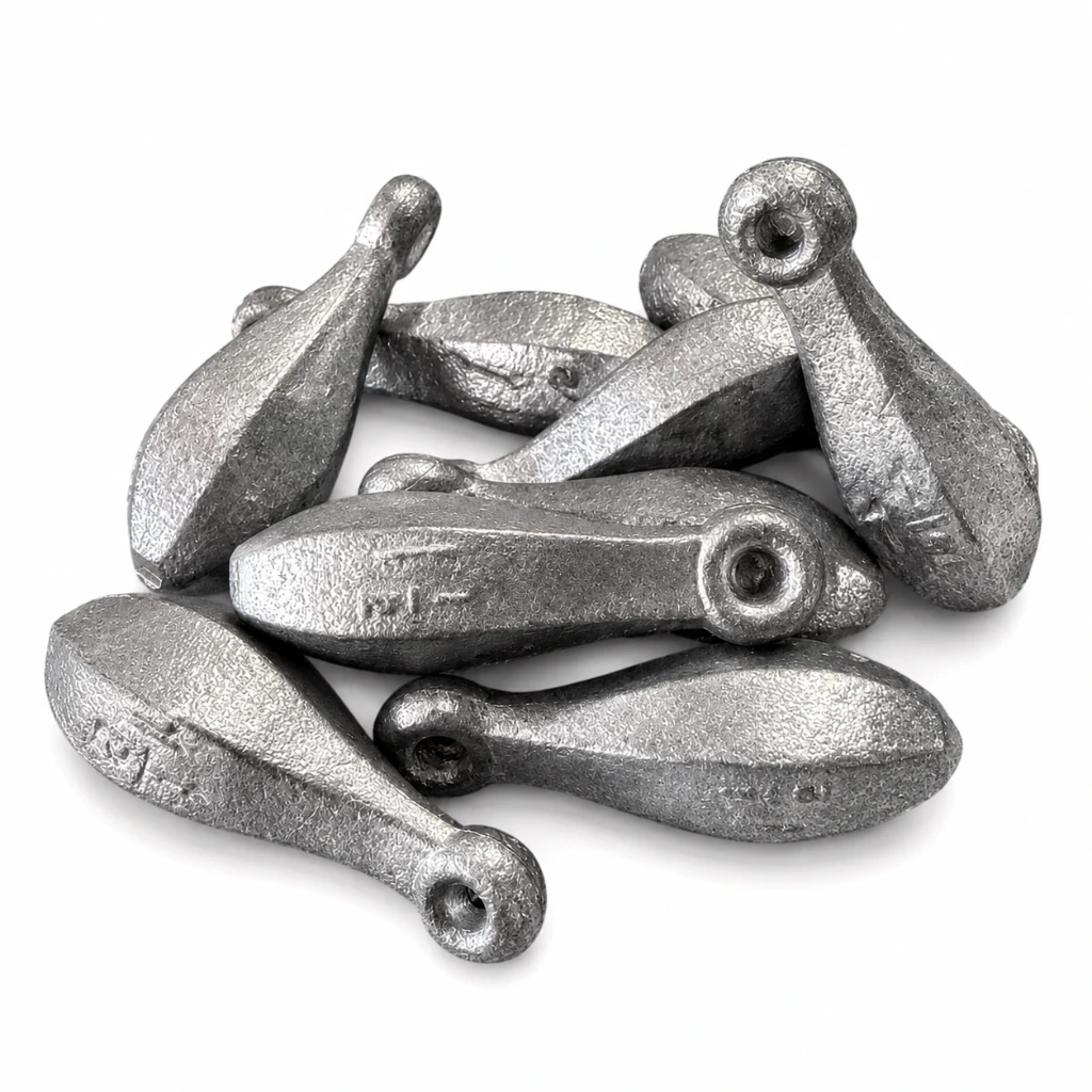 Kilo de Plomo tipo pera 1/2" para pesca