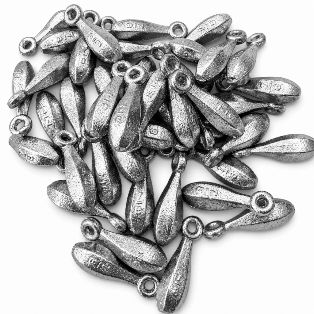 Kilo de Plomo tipo pera 7/8" para pesca