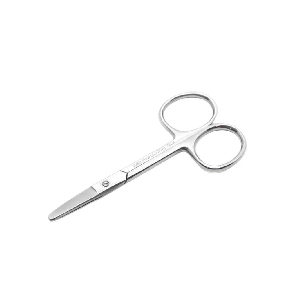 [1018-35] Tijera Baby Nariz Acero Inoxidable Plata |