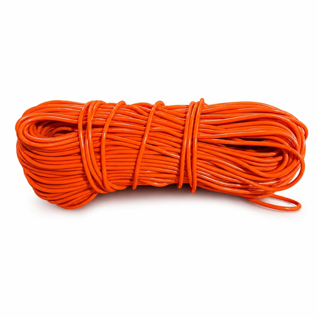 Hilo de plastico naranja para tejer sillas (Rejilla)