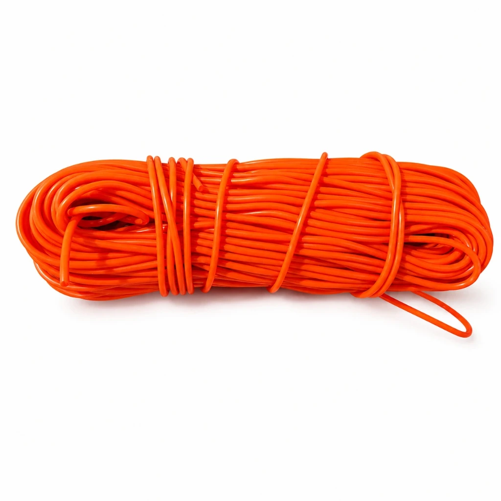 Hilo de plastico naranja neon  para tejer sillas (Rejilla)