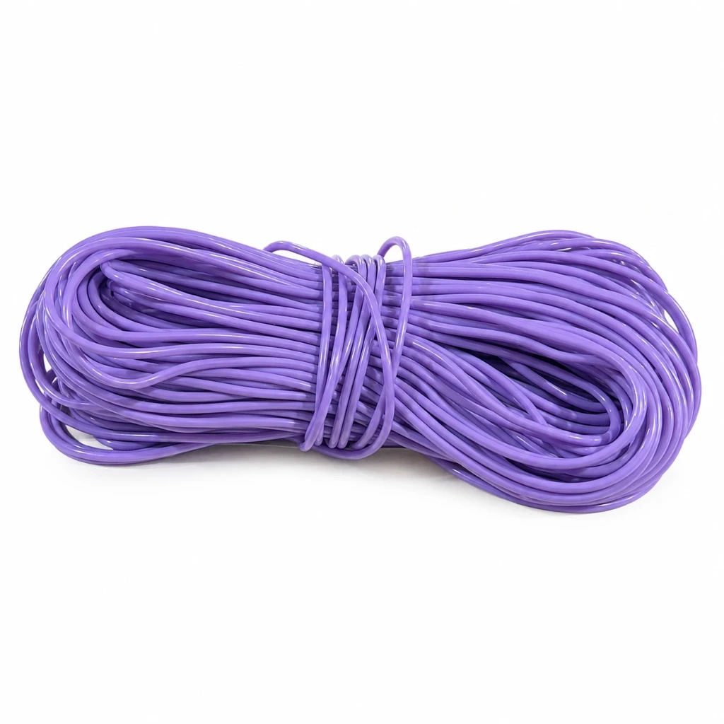 Hilo de plastico purpura para tejer sillas (Rejilla)
