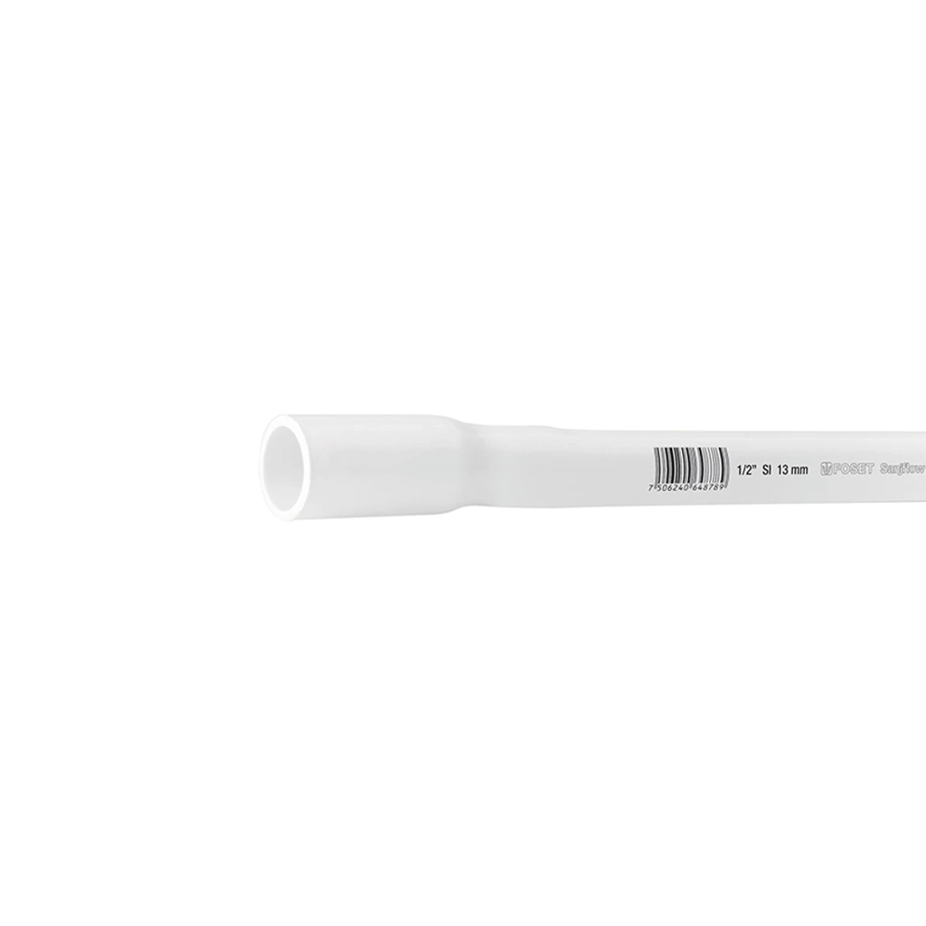 [43038] Tubo de 1/2 PVC hidraulico cedula 40, 3m, 0.7kg, FOSET