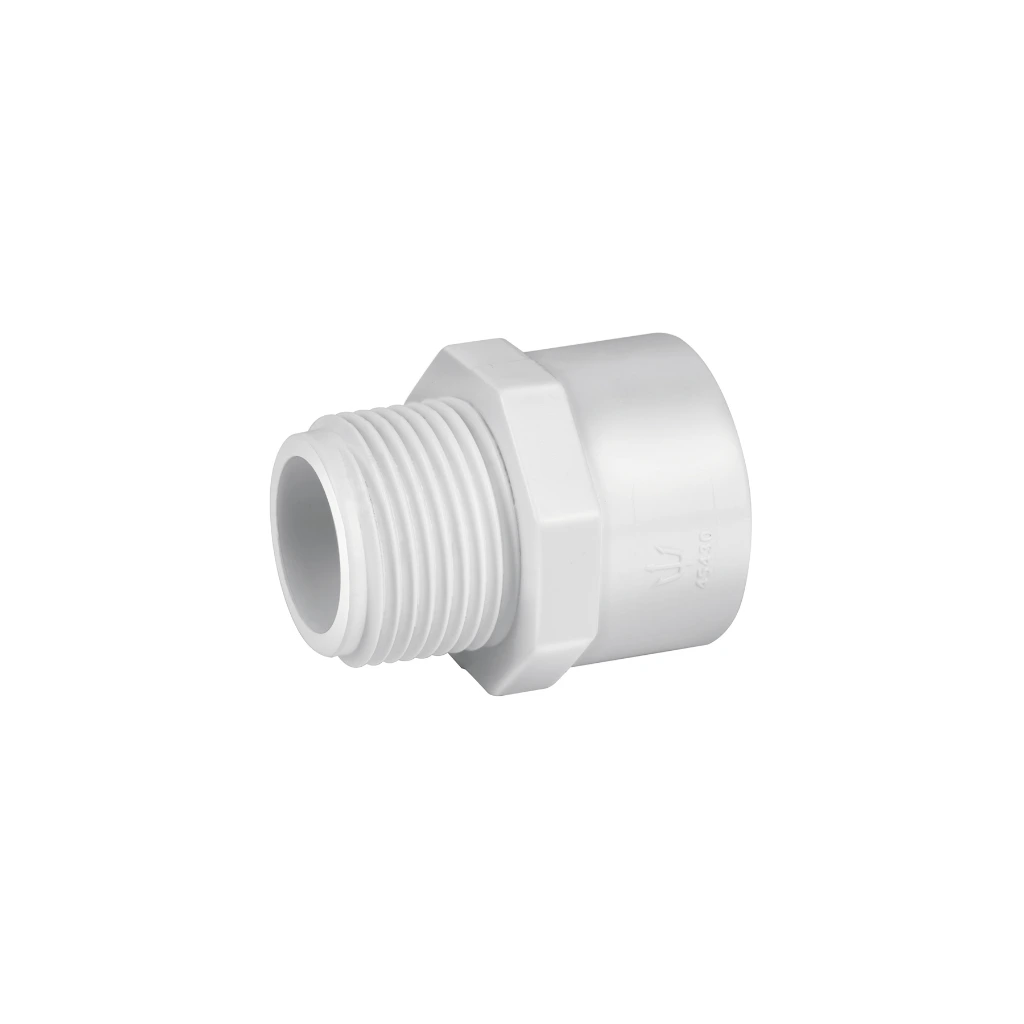 Adaptador macho de PVC de 3/4 FOSET